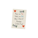 poem display card saying "roses are red, violets are blue, when I think of Asswipes, I think of you!"