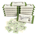 Asswipes and singles displayed on a table