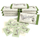 Asswipes and singles displayed on a table