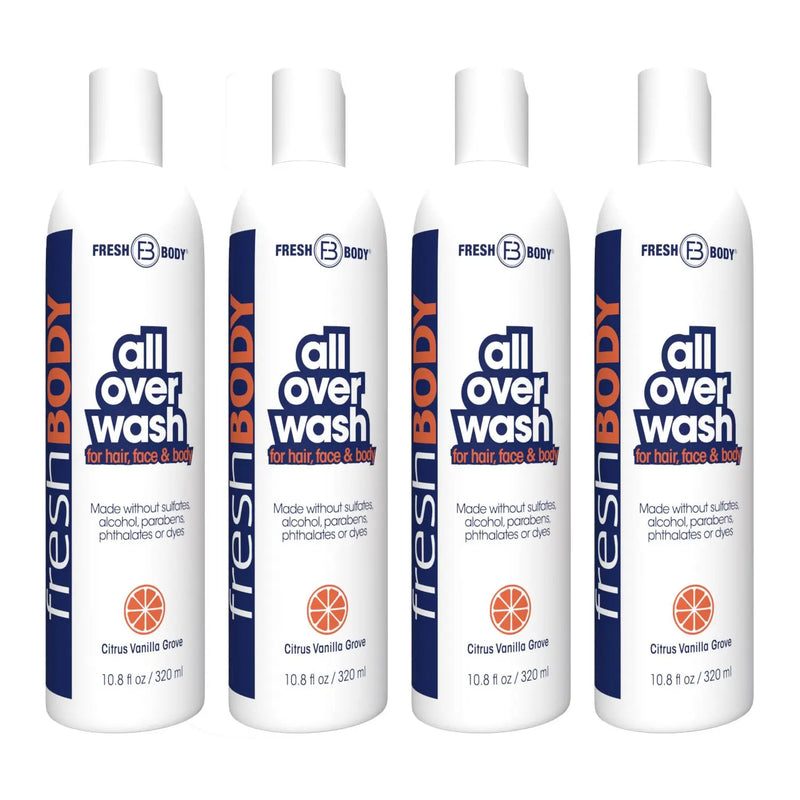 Fresh Bodywash All Over Wash - Citrus Vanilla Grove - 10.8 fl oz Fresh Body 4-pack