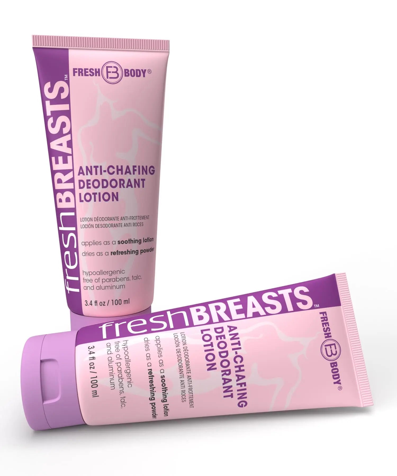 Fresh Breasts 3.4oz Lotion Fresh Body 2-tubes-None