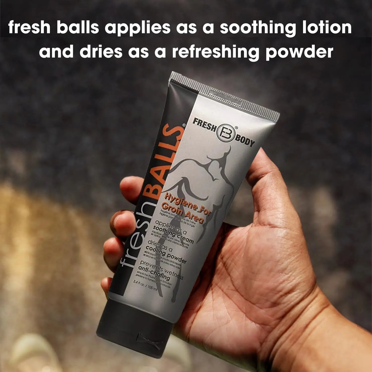 Fresh Butt Powder 6oz & Fresh Balls Lotion 3.4oz [2 pc Bundle] Fresh Body